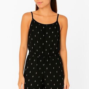 Old navy romper patterned black size medium